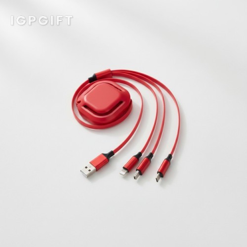 多功能可伸縮USB充電線