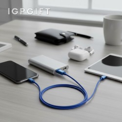三合一金屬充電線