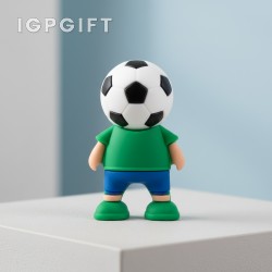 3D足球人PVC USB閃存驅動器 - 8GB