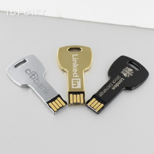 閃亮鑰匙形USB隨身碟 - 4GB