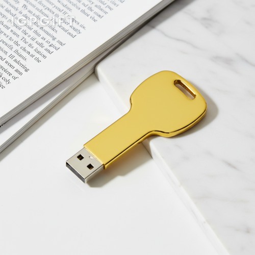 閃亮鑰匙形USB隨身碟 - 4GB