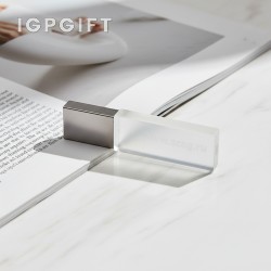 迷你矩形水晶USB閃存盤 - 4GB
