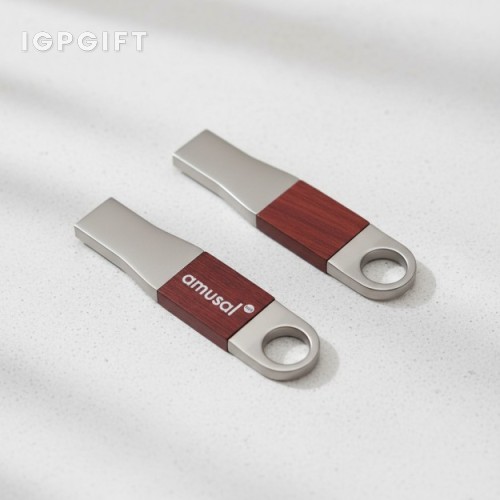 木質金屬混合USB