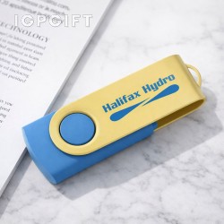 旋轉USB-C驅動器 - 鈦金色 - 16GB