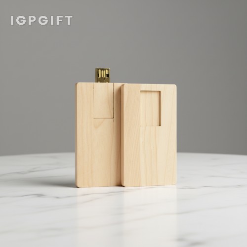木製名片形USB儲存器