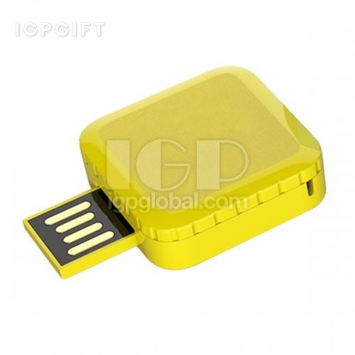 方形360°旋轉USB