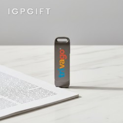 金屬擺動式黑色USB閃存盤 - 8GB