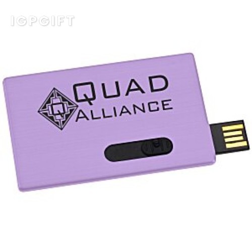 滑動卡片式微型USB驅動器 - 2GB