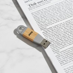 木質金屬混合USB