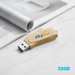環保旋轉32GB USB閃存盤