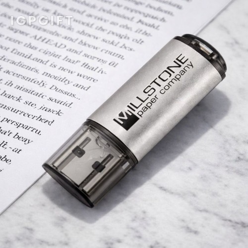 銀色禮品USB隨身碟 - 4GB