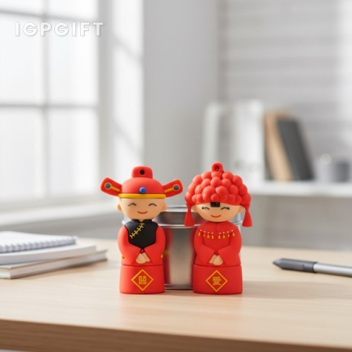 定製3D PVC USB閃存驅動器 - 8GB