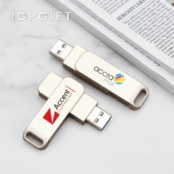 銀色金屬鞦韆USB隨身碟 - 32GB