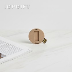 迷你環保圓形卡片閃存驅動器