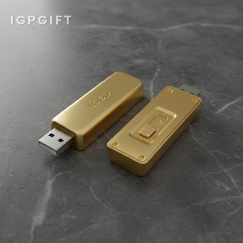 金條造型豪華USB隨身碟 - 4GB