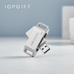 曲線旋轉 USB 3.0 OTG Type-C 隨身碟 - 8GB