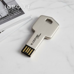 優雅鑰匙形USB隨身碟 - 4GB