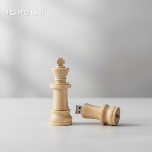 棋盤木質隨身碟