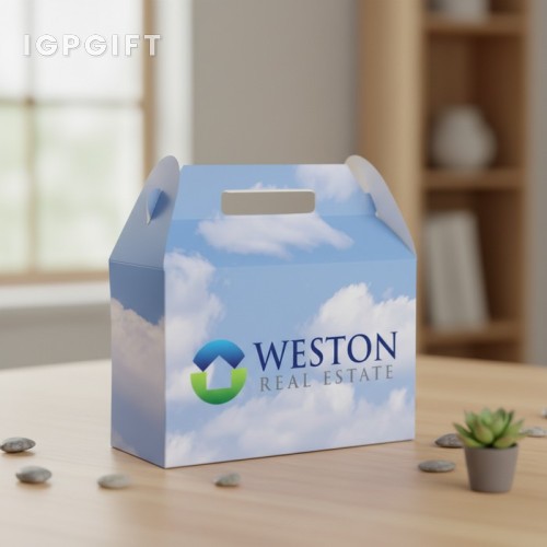 房屋形狀禮品盒 - 全彩印刷