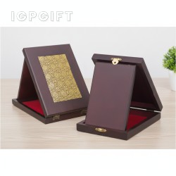 金色手工木盒
