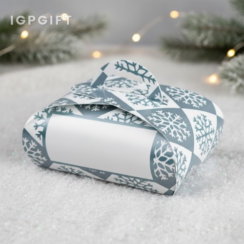 雪花圖案圓頂禮品盒（小號）