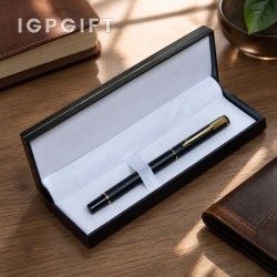 PU翻蓋式禮品筆盒
