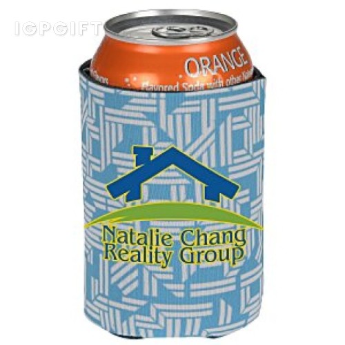 幾何圖案便攜罐保護套
