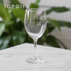 深雕刻葡萄酒杯 - 240毫升