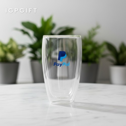 浮影雙層保溫玻璃杯