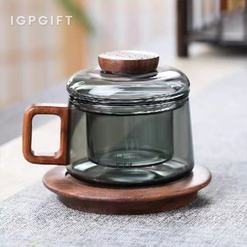 三件套高硼硅玻璃墩墩杯