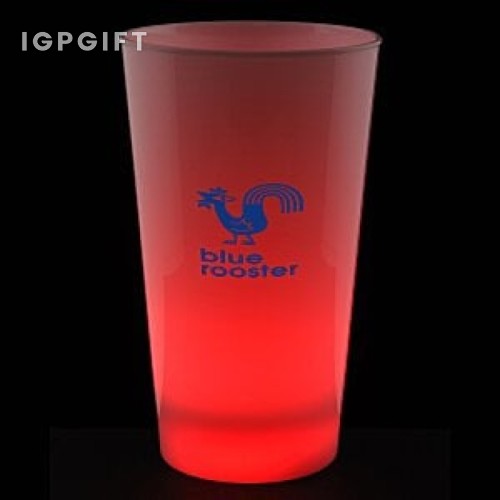多彩發光冰霜玻璃杯 - 17盎司