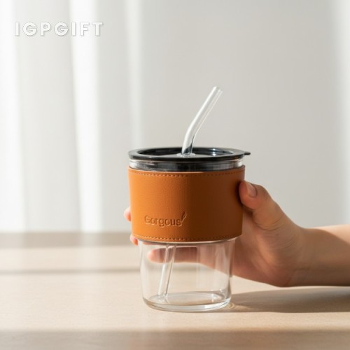 時尚琥珀玻璃咖啡杯