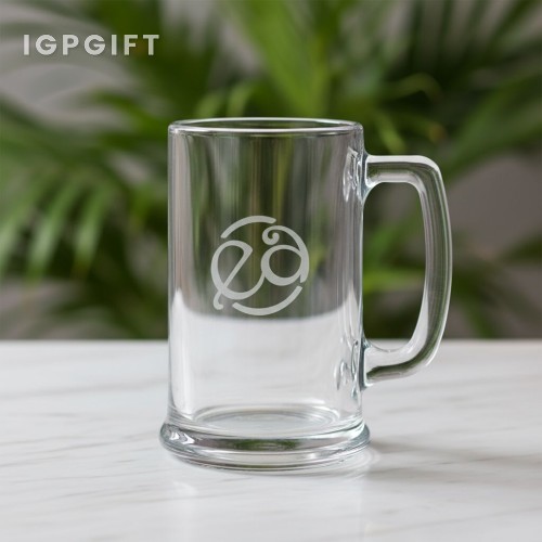 深雕玻璃啤酒杯