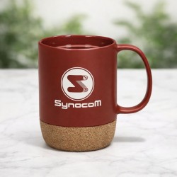 天然軟木底陶瓷咖啡杯
