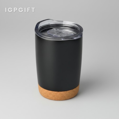 12盎司雙壁不銹鋼咖啡杯（軟木底）