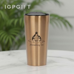 定製時尚金屬旅行杯 - 16 盎司