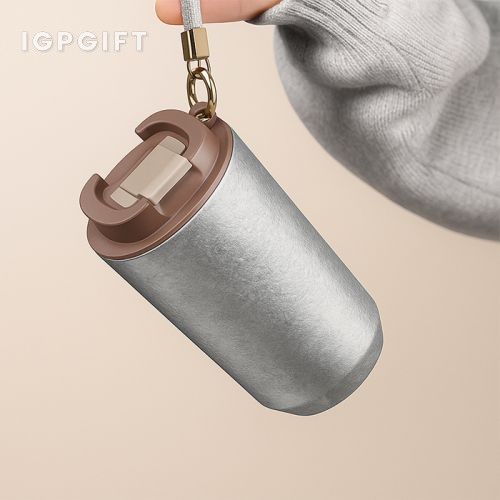 純鈦帶提繩便攜咖啡杯