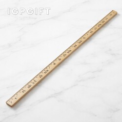 自然木製直尺 - 1-1/8