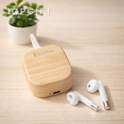 竹製無線耳機充電器與智慧手錶充電器
