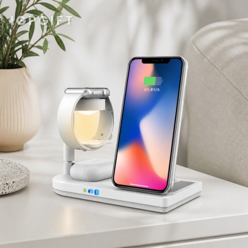 多功能折疊無線充電底座
