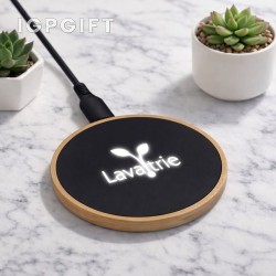 楓木燈光LOGO無線充電器