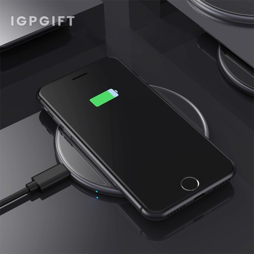鋼化玻璃發光無線充電器