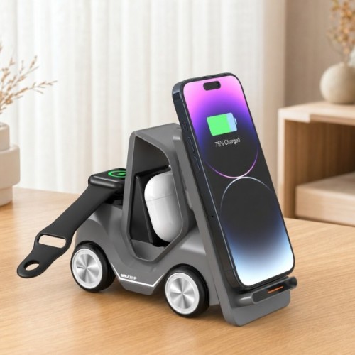 創意跑車造型多設備無線充支架