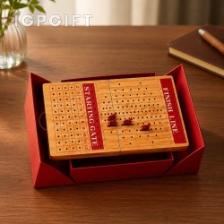實木賽馬棋桌遊禮盒