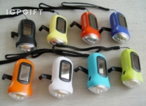 環保太陽能動能電筒