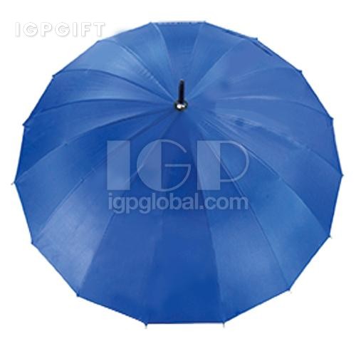 16骨銀膠內層直桿雨傘