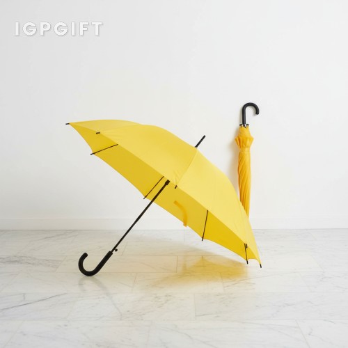 多彩J型手把雨傘