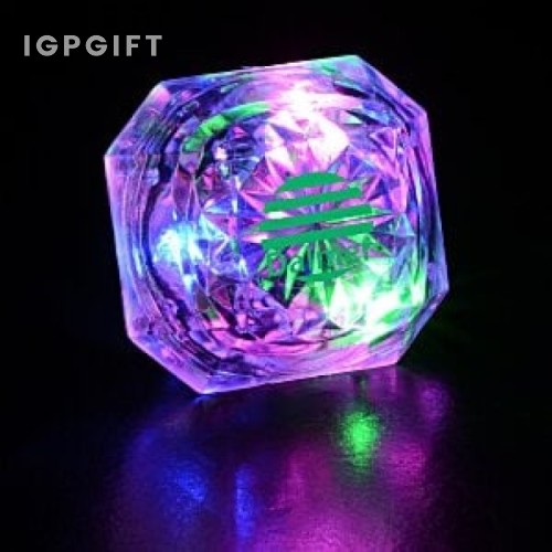 璀璨光亮戒指 - 公主切割 - 多色