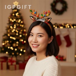 聖誕馴鹿角頭箍