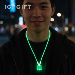 霓虹LED方形項鏈